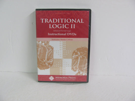 Traditional Logic II Memoria Press DVD Pre-Owned Cothran High School Logic Books