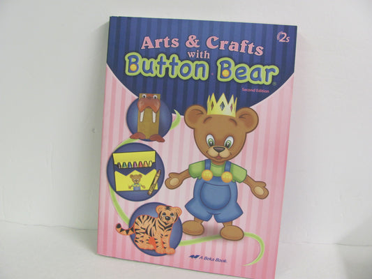 Arts & Crafts with Button Bear Abeka Student Book Pre-Owned Preschool Art Books