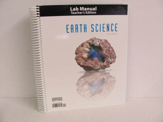 Earth Science Lab Manual BJU Press Teacher Edition  Pre-Owned Science Textbooks
