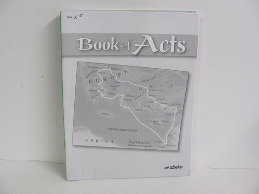 Book of Acts Abeka Tests  Pre-Owned 8th Grade Bible Textbooks