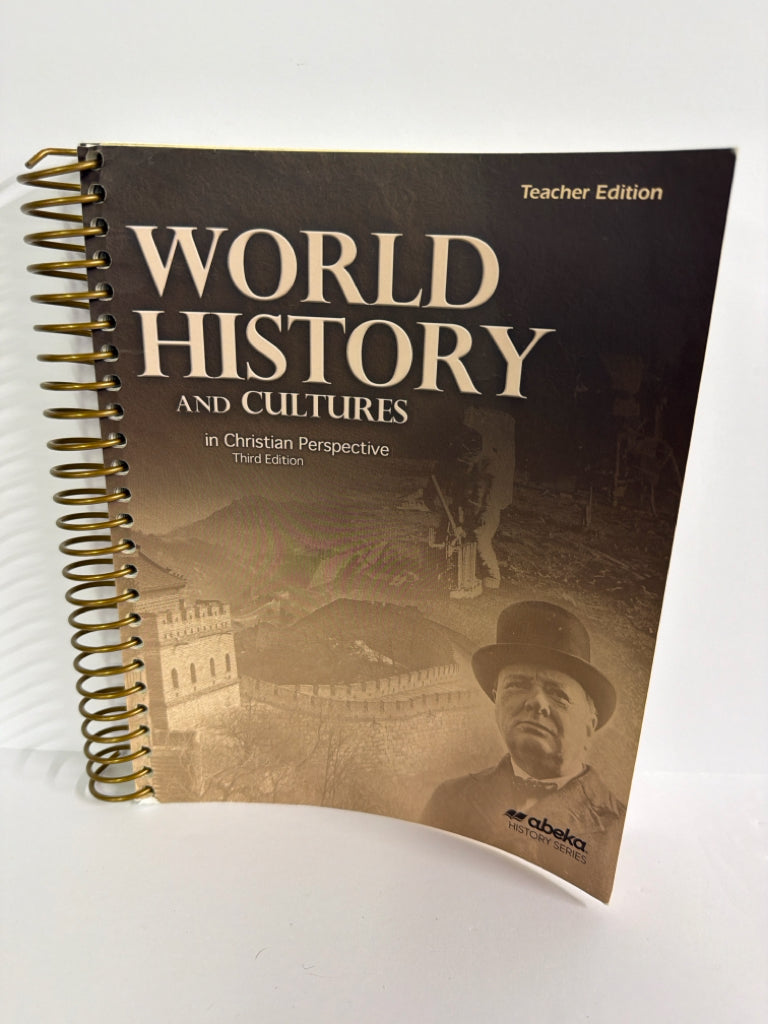 World History and Cultures Abeka Teacher Edition  Pre-Owned History Textbooks