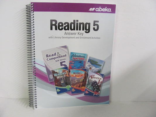 Reading 5 Abeka Answer Key  Pre-Owned 5th Grade Reading Textbooks