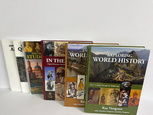 Exploring World History Notgrass Set  Pre-Owned Ray Notgrass History Textbooks