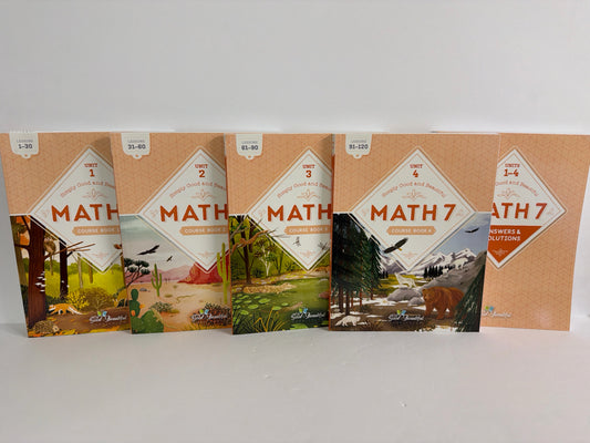Math 7 The Good and the Beautiful Set  Pre-Owned 7th Grade Good and Beautiful