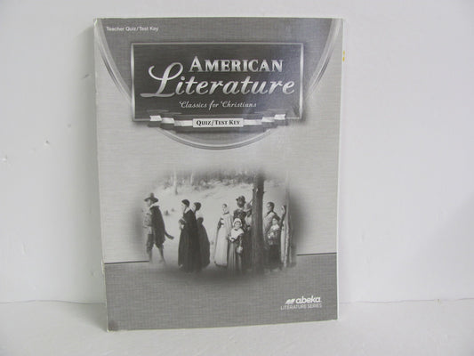 American Literature Abeka Quiz/Test Key  Pre-Owned 11th Grade Reading Textbooks