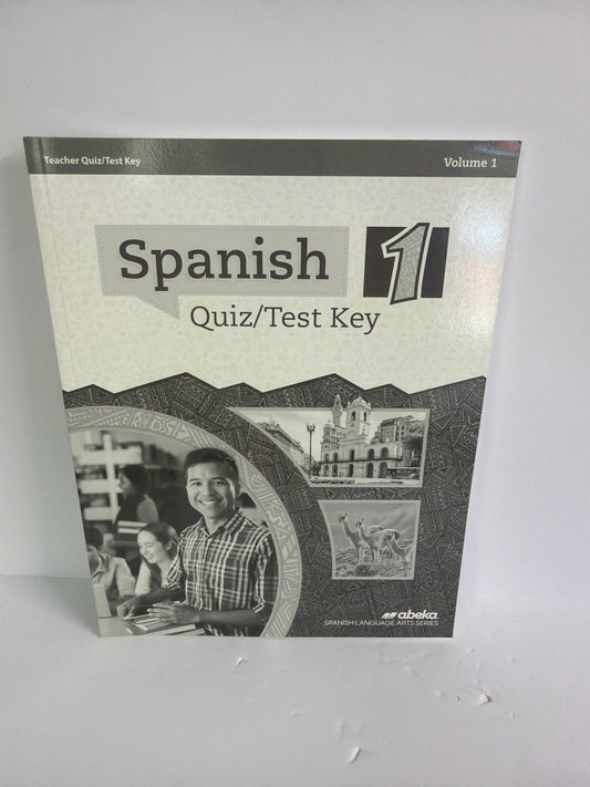 Spanish 1 Abeka Quiz/Test Key  Pre-Owned High School Spanish