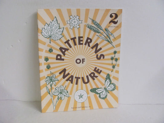 Patterns of Nature Rod & Staff Teacher Manual  Pre-Owned Science Textbooks
