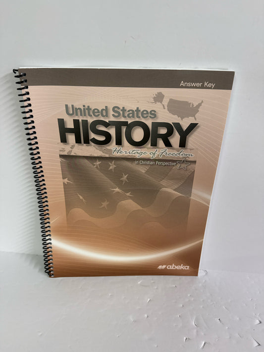 United States History Abeka Answer Key  Pre-Owned 11th Grade History Textbooks