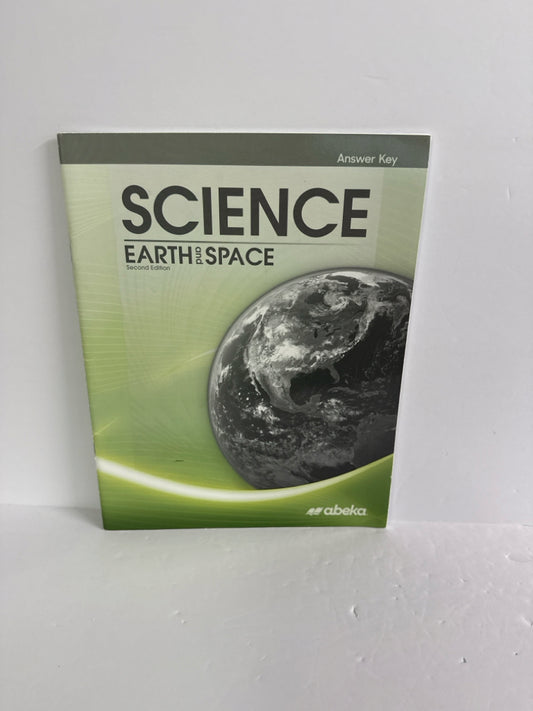Earth and Space Abeka Answer Key  Pre-Owned 8th Grade Science Textbooks