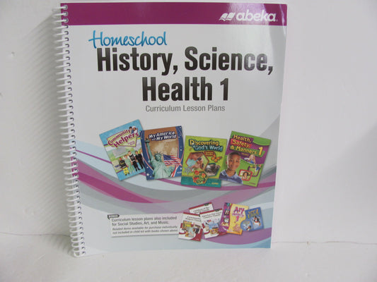 History, Science, Health Abeka Curriculum Pre-Owned 1st Grade History Textbooks