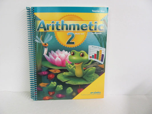 Arithmetic 2 Abeka Teacher Key  Pre-Owned 2nd Grade Mathematics Textbooks
