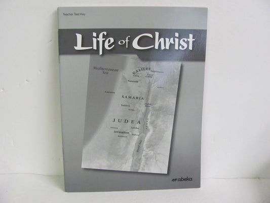 Life of Christ Abeka Test Key Pre-Owned 7th Grade Bible Textbooks