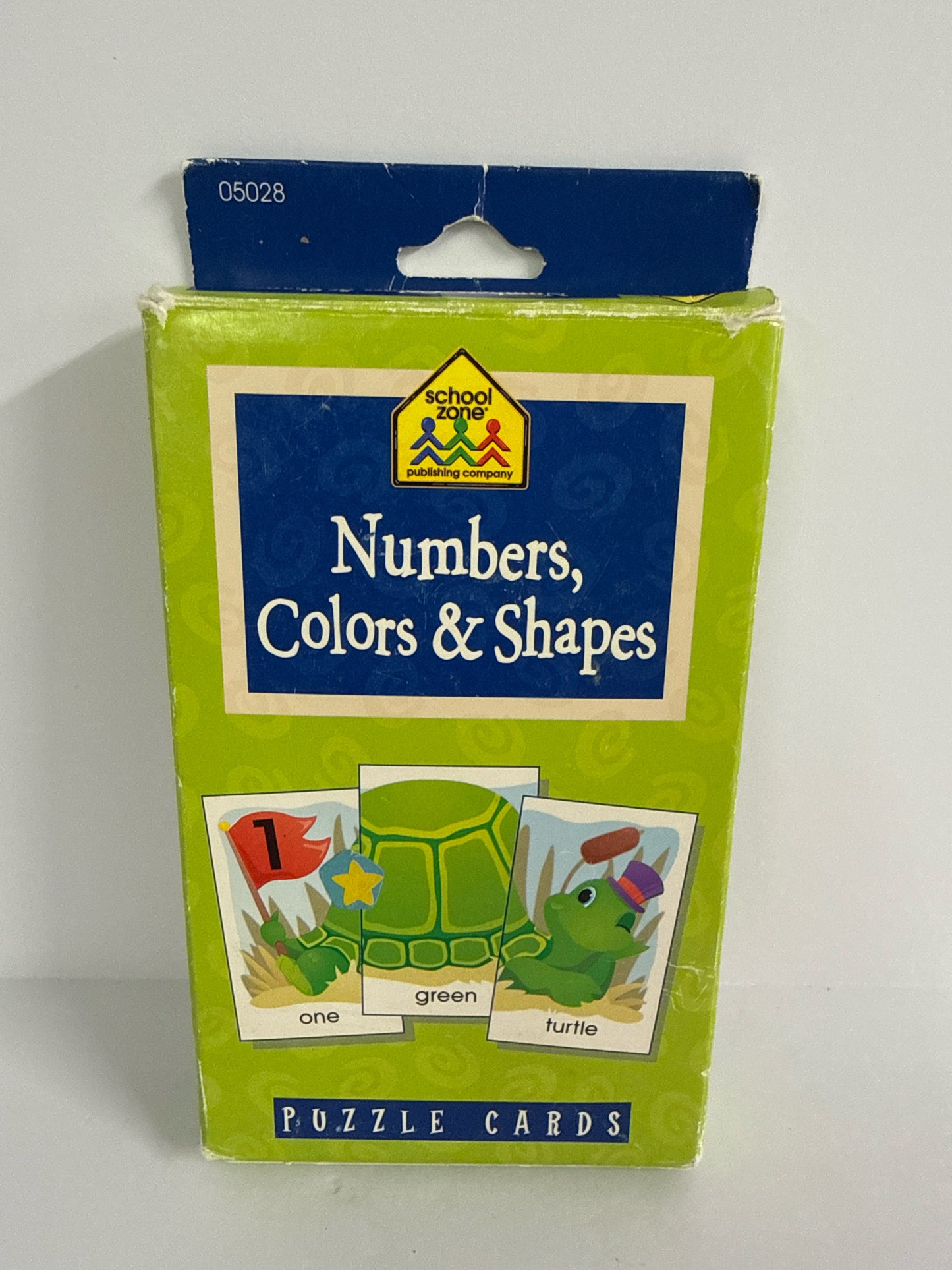 Numbers, Colors & Shapes School Zone Cards Pre-Owned Elementary Manipulatives