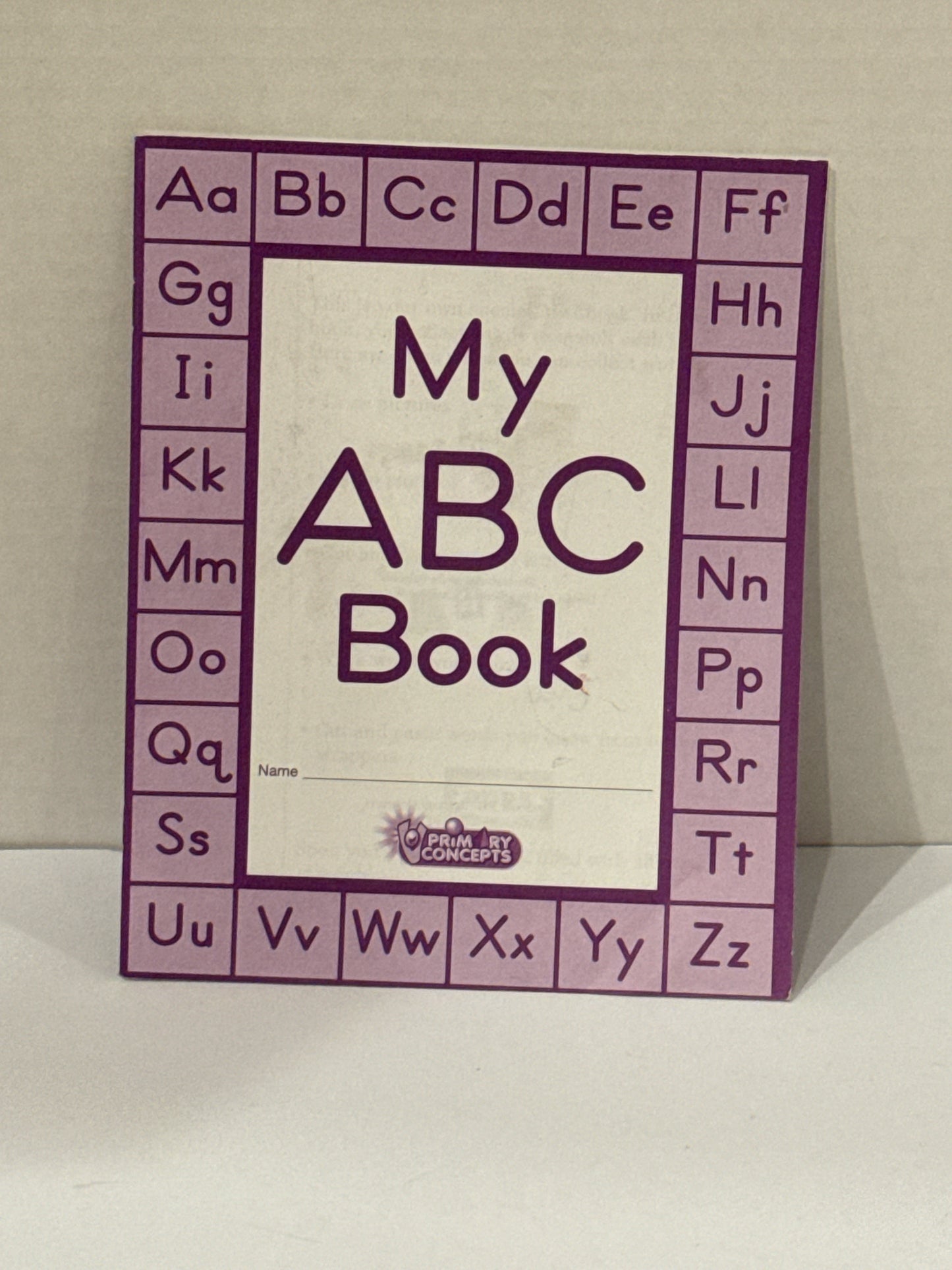 My ABC Book Primary Concepts Pre-Owned Elementary Language Textbooks