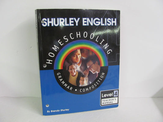 Shurley English 4 Shurley Teacher Manual  Pre-Owned 4th Grade Language Textbooks