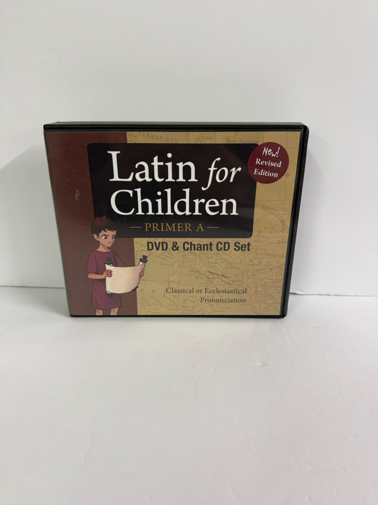Latin for Children Primer A Classical Academic DVD & CD Set Pre-Owned Latin