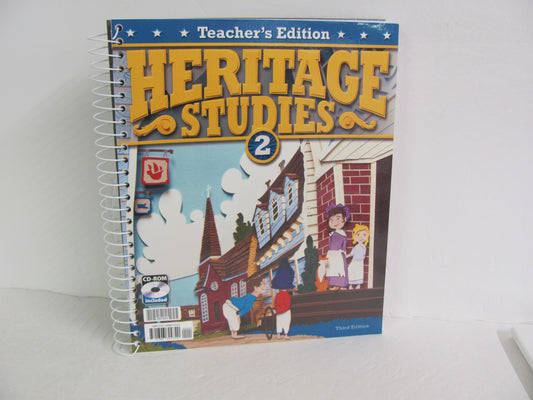 Heritage Studies 2 BJU Press Teacher Edition  Pre-Owned History Textbooks