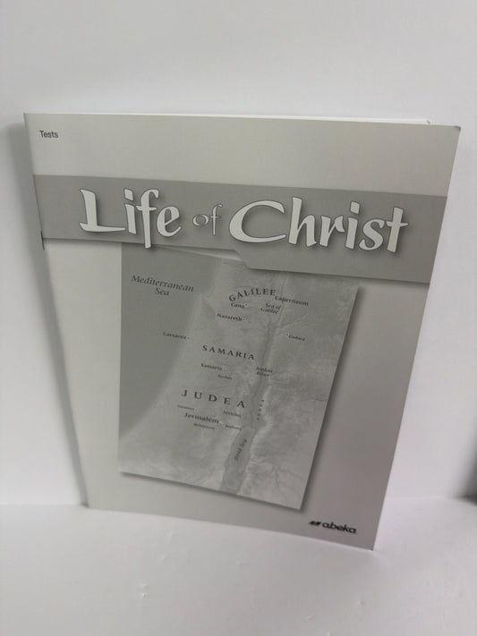 Life of Christ Abeka Tests  Pre-Owned 7th Grade Bible Textbooks