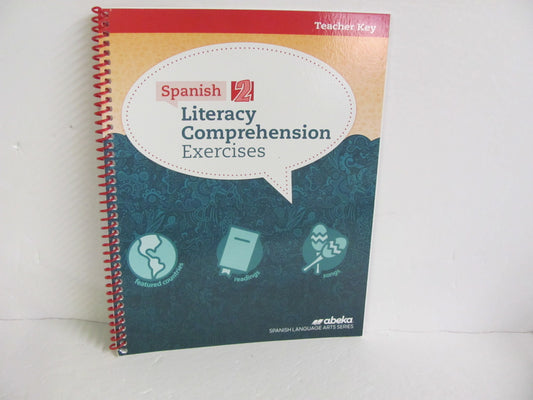 Spanish 2 Literacy Comprehension Abeka Teacher Key  Pre-Owned Spanish Books