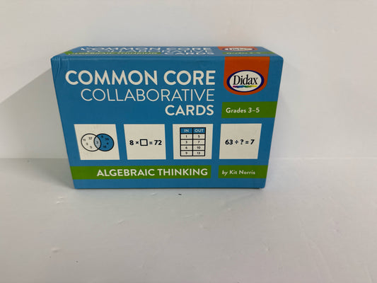 Common Core Cards Didax Flashcards Pre-Owned Elementary Math Help Books