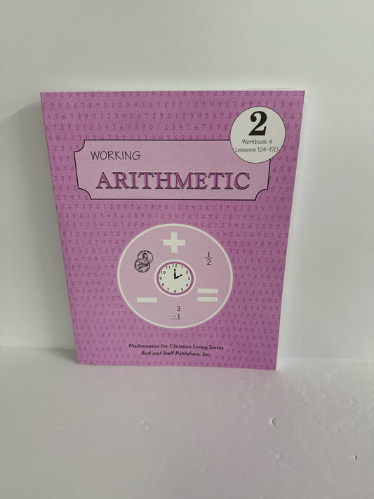 Working Arithmetic Rod and Staff Workbook  Pre-Owned Mathematics Textbooks