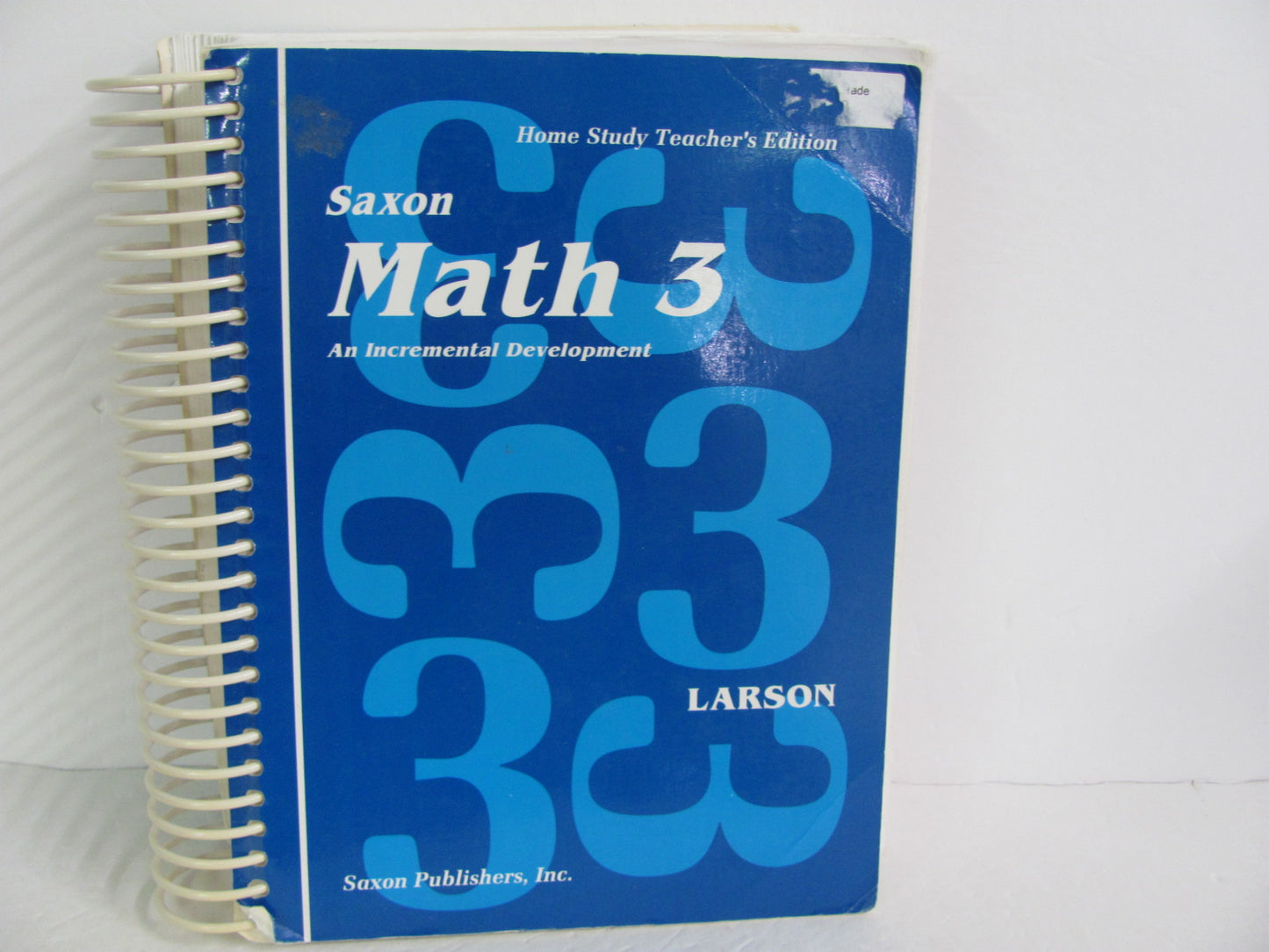 Math 3 Saxon Teacher Edition  Pre-Owned Saxon 3rd Grade Mathematics Textbooks