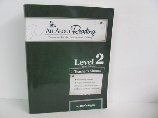 All About Reading Level 1 Teacher Manual  Pre-Owned Rippel Reading Textbooks