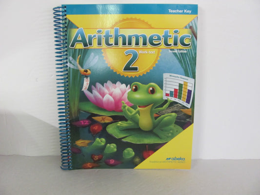 Arithmetic 2 Abeka Teacher Key  Pre-Owned 2nd Grade Mathematics Textbooks