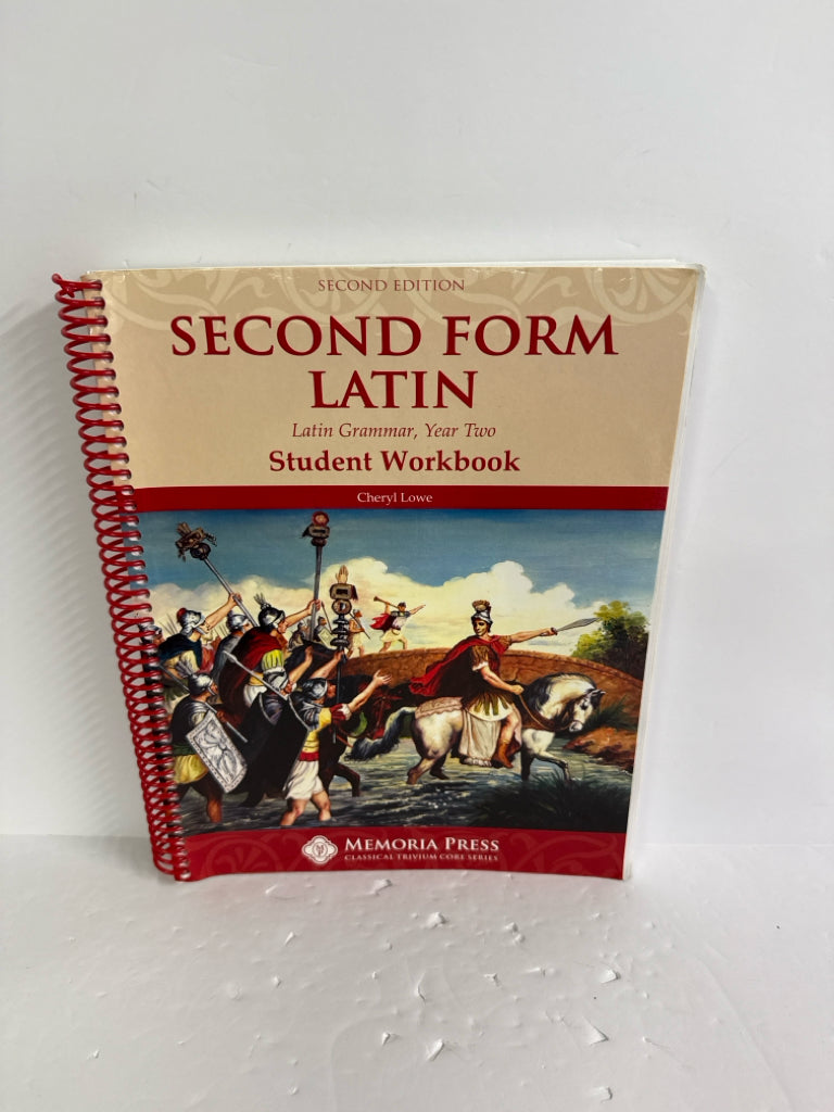 Second Form Latin Memoria Press Student Workbook Pre-Owned Memoria Press