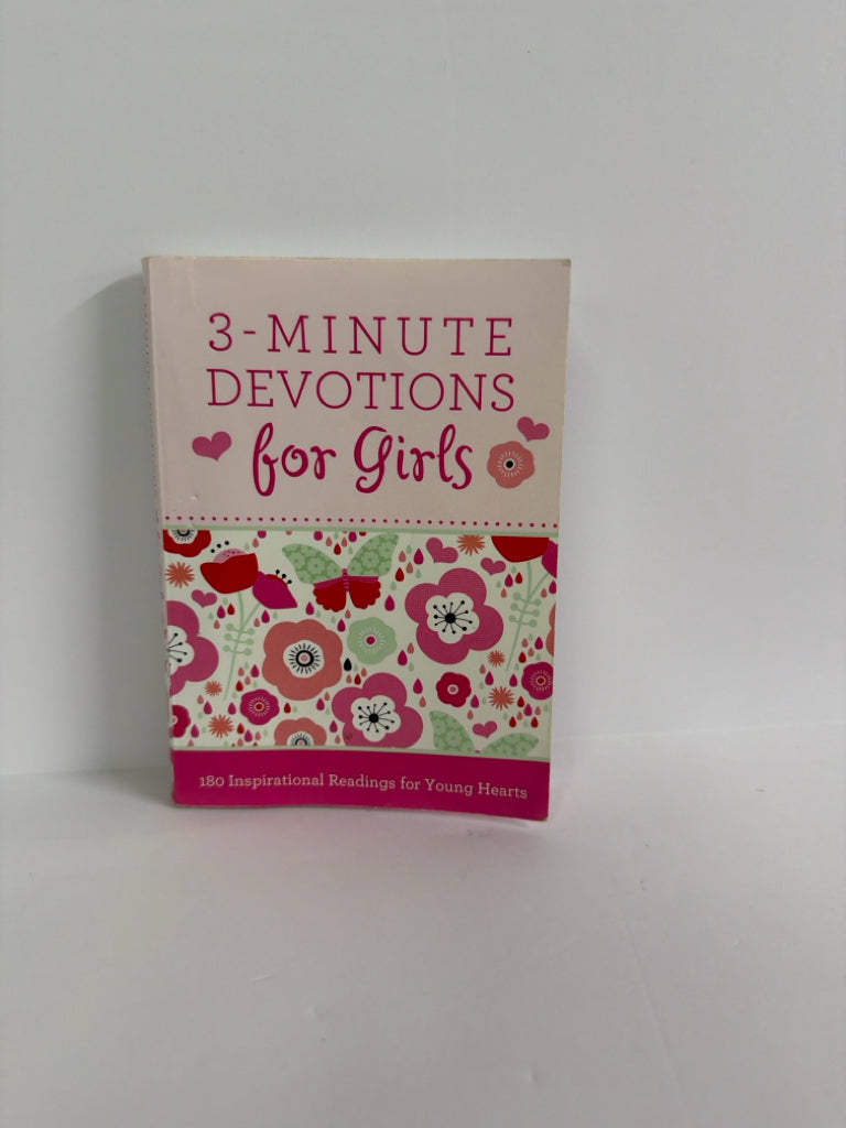 3-Minute Devotions for Girls Barbour Pre-Owned Middle School Bible Textbooks