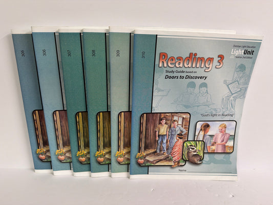 Reading 3 CLE Workbook  Pre-Owned 3rd Grade Reading Textbooks