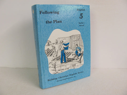 Following the Plan Rod & Staff Teacher Manual  Pre-Owned Language Textbooks