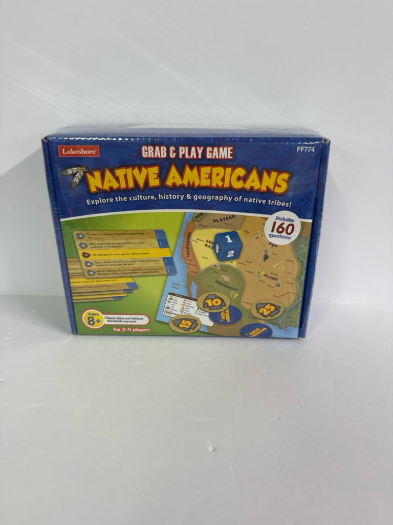 Native Americans Lakeshore Game  Pre-Owned Elementary American Indians