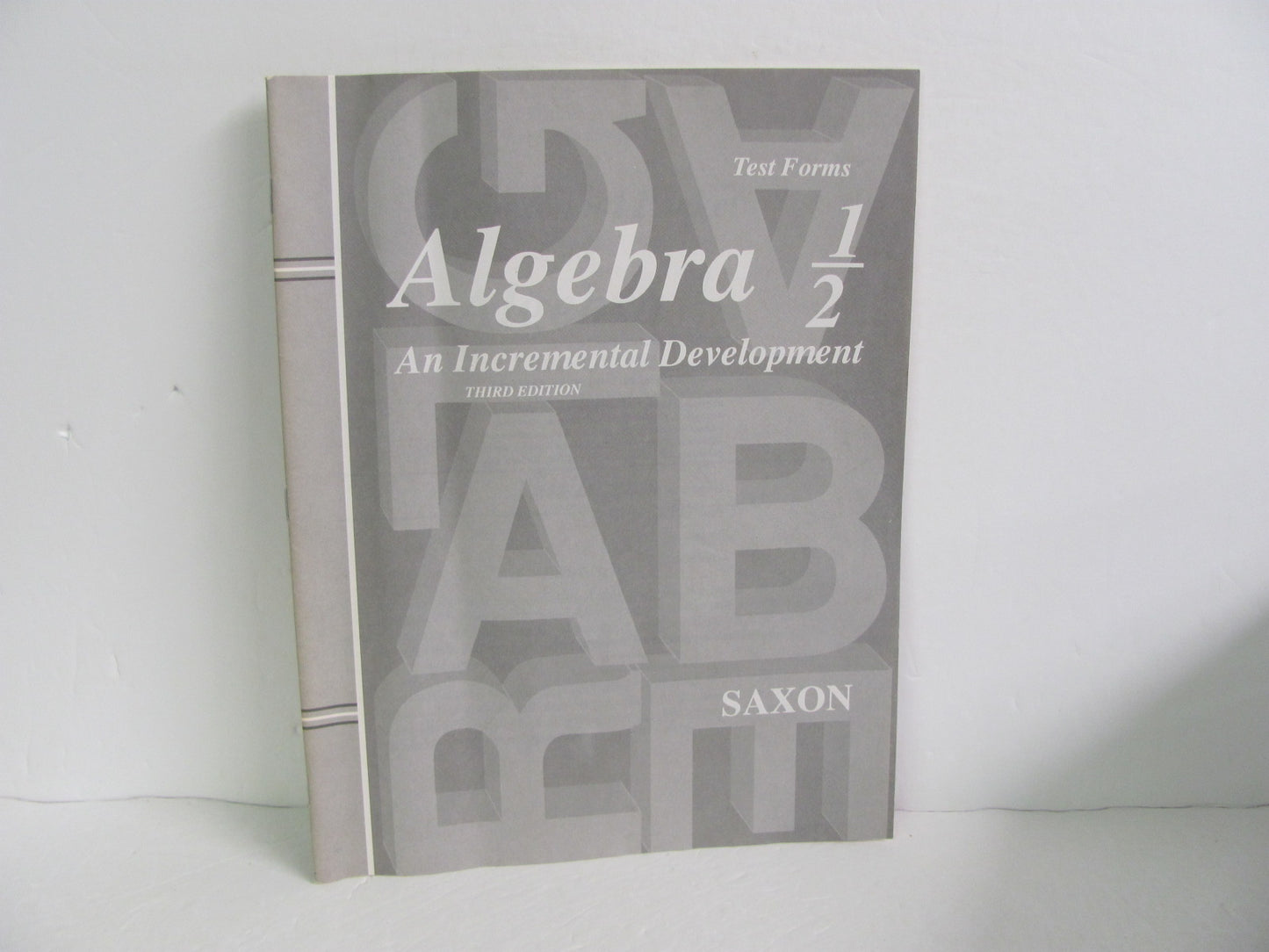Algebra 1/2 Saxon Tests  Pre-Owned 8th Grade Mathematics Textbooks