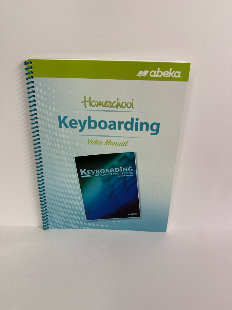 Keyboarding Abeka Video Manual- Pre-Owned High School Educator Resources