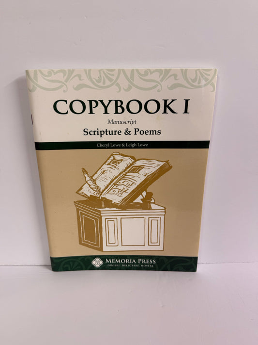 Copybook I Memoria Press Workbook  Pre-Owned Kindergarten Memoria Press