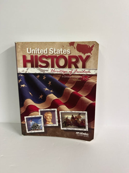 United States History Abeka Student Book Pre-Owned 11th Grade History Textbooks