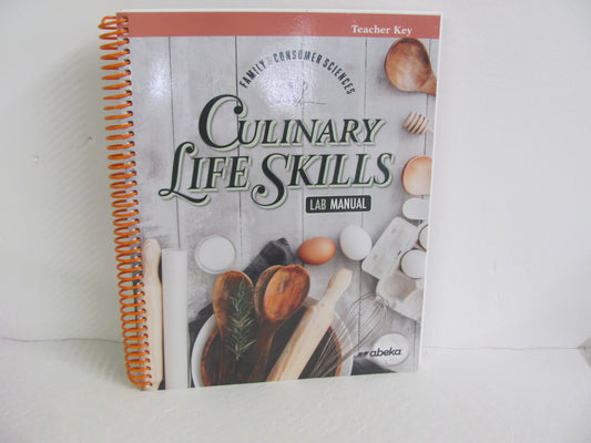 Culinary Life Skills Abeka Teacher Key  Pre-Owned High School Electives (Books)