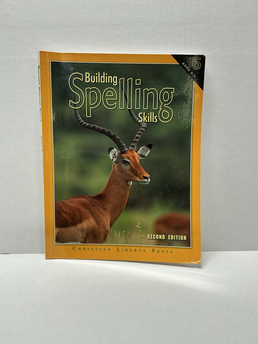 Building Spelling Skills Book 6 CLP 6th Grade Spelling/Vocabulary Books