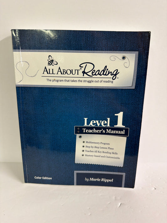 Level 1 All About Reading Teacher's Manual Pre-Owned Language Arts & Reading