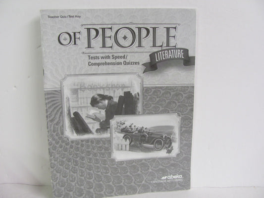 Of People Literature Abeka Quiz/Test Key  Pre-Owned 7th Grade Reading Textbooks