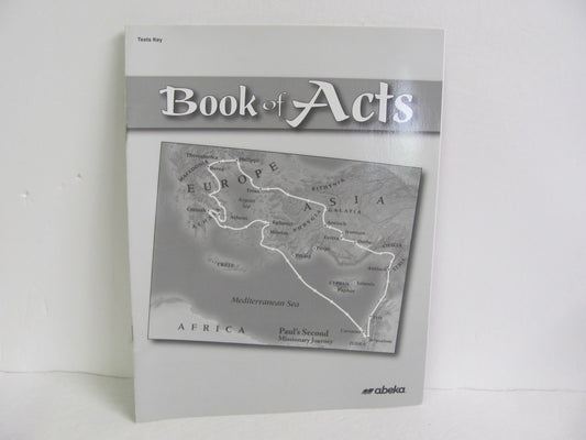 Book of Acts Abeka Test Key Pre-Owned 8th Grade Bible Textbooks