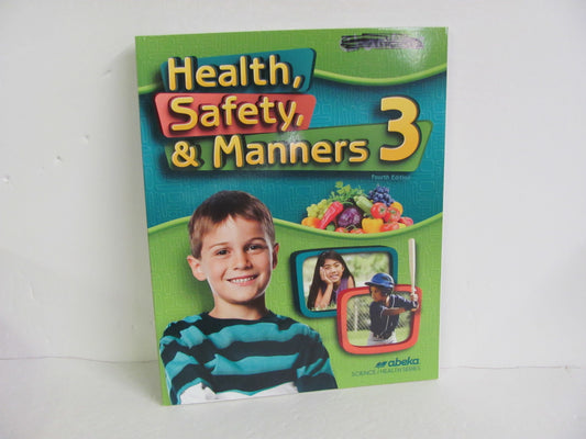 Health, Safety, & Manners Abeka Student Book Pre-Owned 3rd Grade Health Books