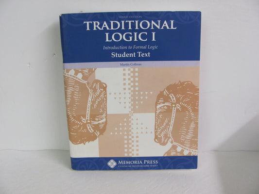 Traditional Logic I Memoria Press Student Book Pre-Owned Cothran Logic Books
