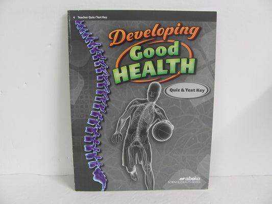 Developing Good Health Test Key Abeka Test Key Pre-Owned 4th Grade Health Books