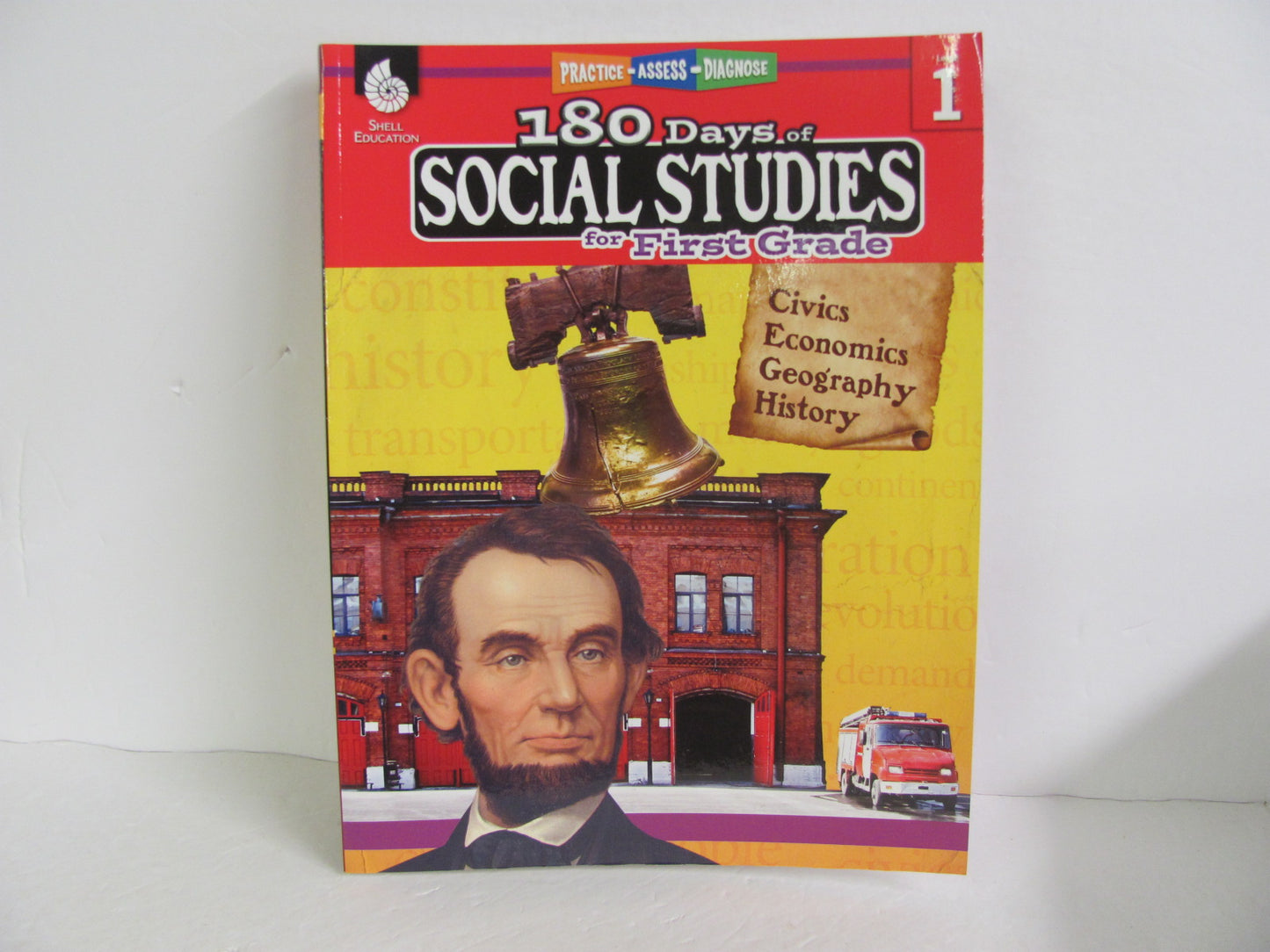 180 Days of Social Studies Shell Edcuational Pre-Owned History Textbooks