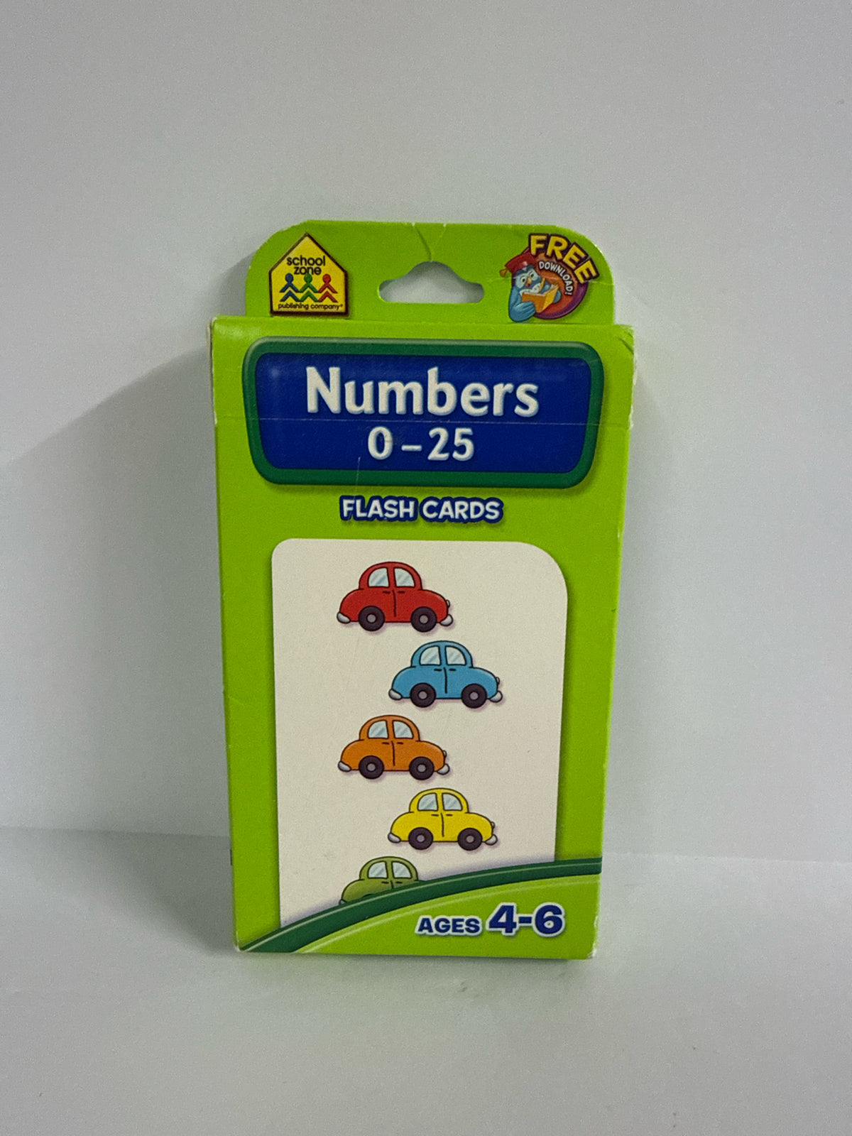 Numbers School Zone Flashcards Pre-Owned Elementary Manipulatives