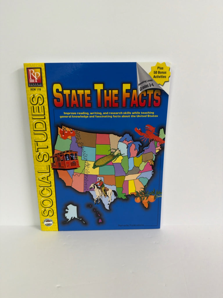 State the Facts Remedia Student Book Pre-Owned Elementary State Study Books