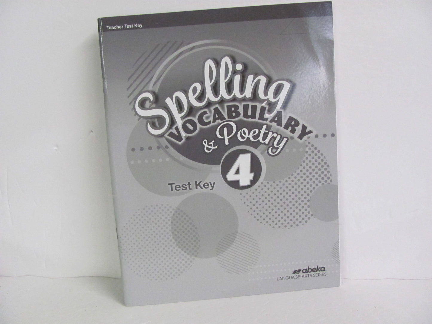 Spelling Vocabulary & Poetry Abeka Test Key Pre-Owned Spelling/Vocabulary Books