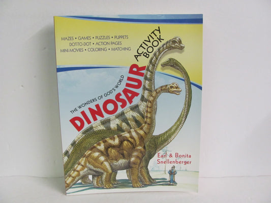 Dinosaur Activity Book Master Books Workbook  Pre-Owned Animals/Insects Books